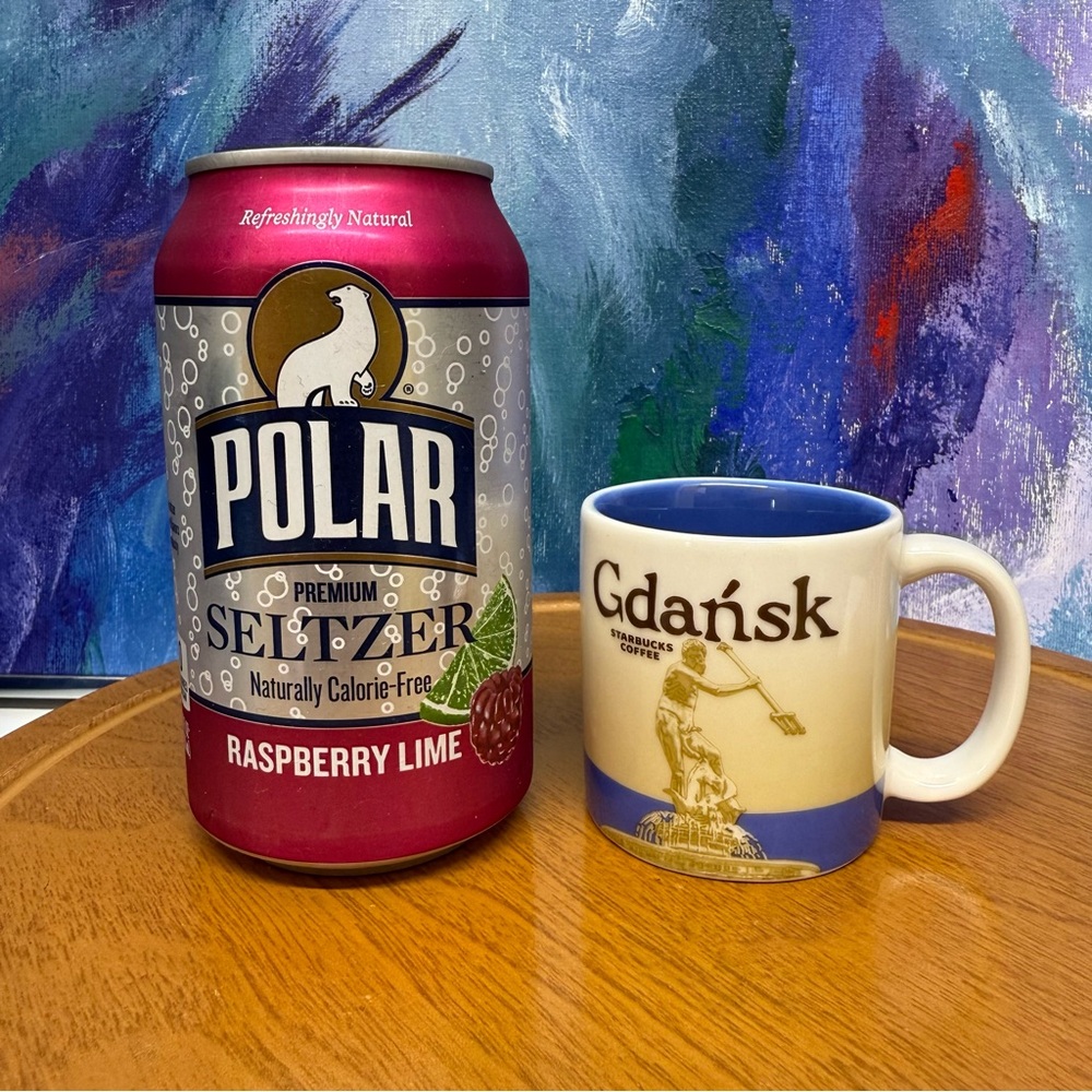 Starbucks Gdansk Poland Global Icons Espresso Mug 3 fl oz 89 ml Mini Small 2012 - Picture 2 of 14